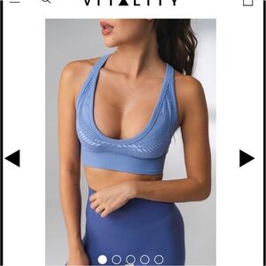 Vitality sports bra small TRANQUILITY